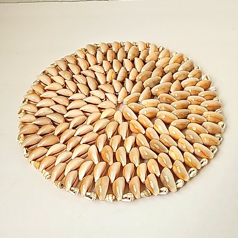 Conch Sea Shell Trivets,‎ Hot Pad, Decorative Beach Cottage  8" New